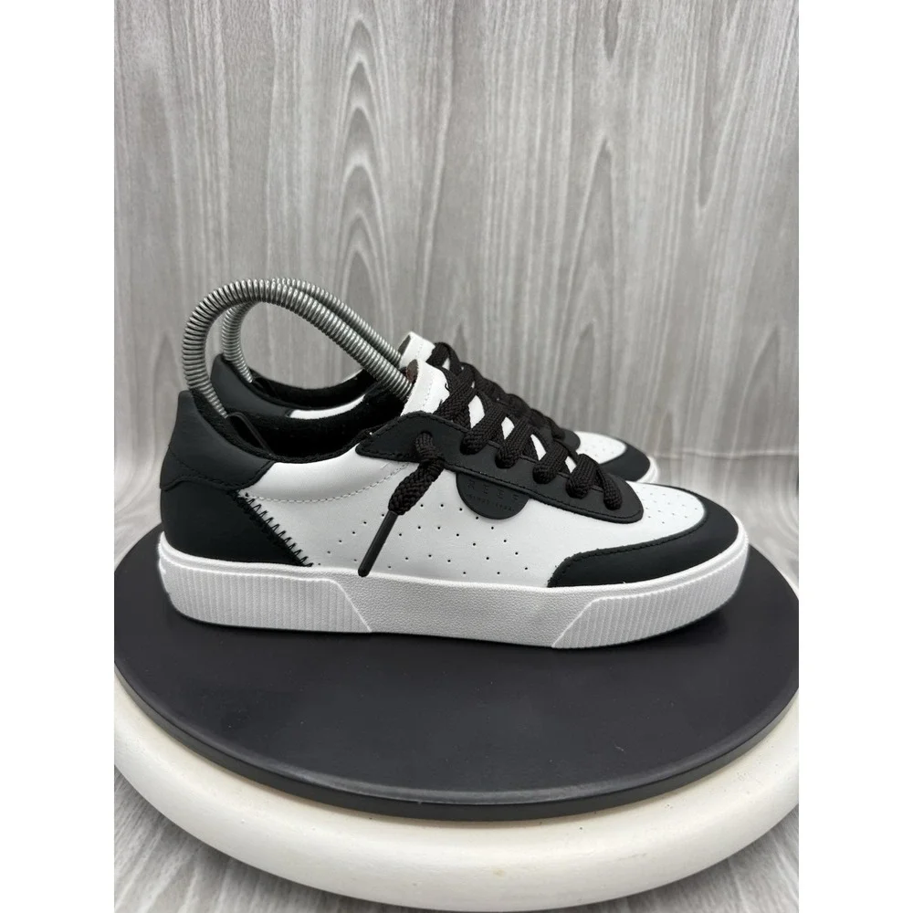 Reef Lay Day Seas Womens Size 7 Black White Platform Sneakers Casual Shoes NEW